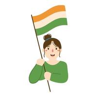 illustration india independence day design vector