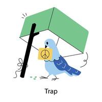 Trendy Trap Concepts vector