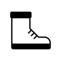 excursionismo botas icono símbolo vector modelo