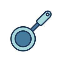 frying pan icon symbol vector template