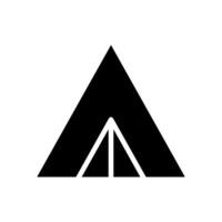 tent icon symbol vector template