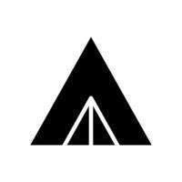 tent icon symbol vector template