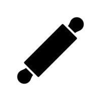 rolling pin icon symbol vector template