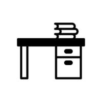 desk icon symbol vector template