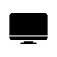 computer monitor icon symbol vector template