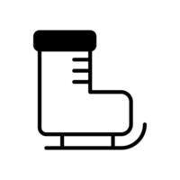 ice skates icon symbol vector template