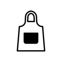 apron icon symbol vector template