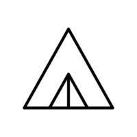 tent icon symbol vector template