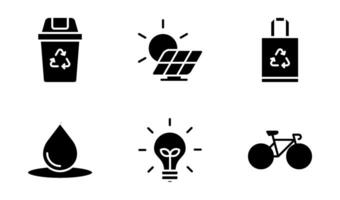 Eco Friendly icon symbol vector template collection