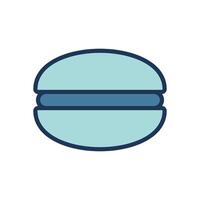 macaron icon symbol vector template