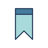 bookmark icon symbol vector template