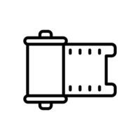 film reel icon symbol vector template