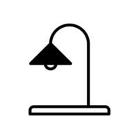 Reading lamp icon symbol vector template