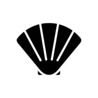 seashell icon symbol vector template