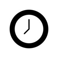 clock icon symbol vector template