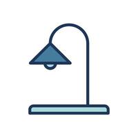 Reading lamp icon symbol vector template