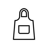 apron icon symbol vector template