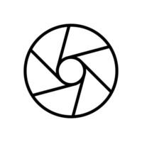 shutter icon symbol vector template