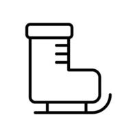ice skates icon symbol vector template