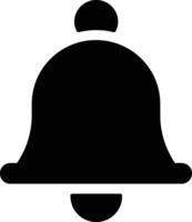 Glyph Notification Icon vector