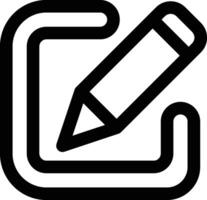 Outline Edit Icon vector