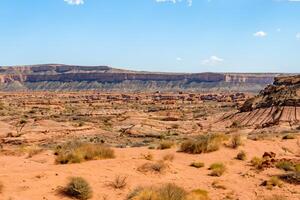 AI generated Desert Landscape Background photo