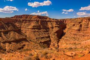 AI generated Desert Landscape Background photo