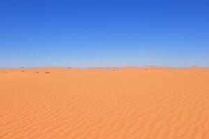 AI generated Desert Landscape Background photo