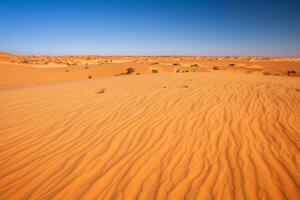 AI generated Desert Landscape Background photo
