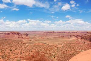 AI generated Desert Landscape Background photo