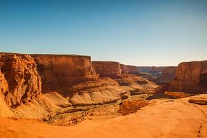 AI generated Desert Landscape Background photo