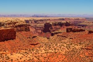 AI generated Desert Landscape Background photo