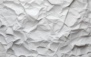 AI generated Crumpled torn paperboard texture pattern photo