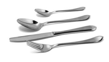 Cutlery set with Fork, Knife and Spoon photo