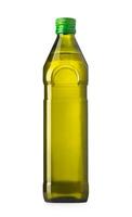 olive oil bottle isolated photo