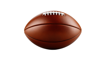 AI generated American football ball cut out. Ball for American football on transparent background png