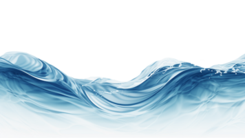 AI generated Water wave cutout. Sea wave on transparent background png