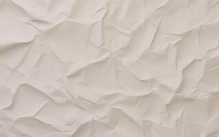 AI generated Crumpled torn paperboard texture pattern photo