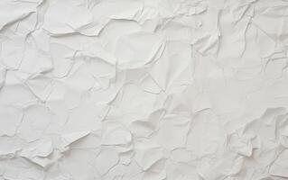 AI generated Crumpled torn paperboard texture pattern photo