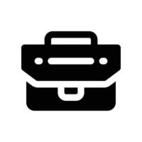 briefcase icon. vector glyph icon for your website, mobile, presentation, and logo design.