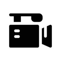 video icon. vector glyph icon for your website, mobile, presentation, and logo design.