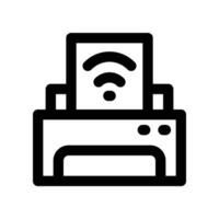 printer icon. vector line icon for your website, mobile, presentation, and logo design.