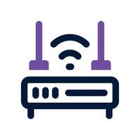 router icon. vector dual tone icon for your website, mobile, presentation, and logo design.