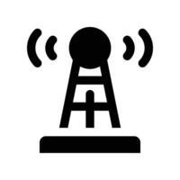 antenna icon. vector glyph icon for your website, mobile, presentation, and logo design.