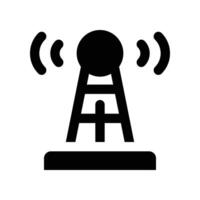 antenna icon. vector glyph icon for your website, mobile, presentation, and logo design.