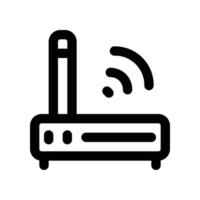 router icon. vector line icon for your website, mobile, presentation, and logo design.