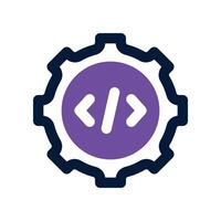 ajuste icono. vector doble tono icono para tu sitio web, móvil, presentación, y logo diseño.