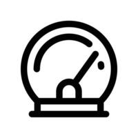 speed test icon. vector line icon for your website, mobile, presentation, and logo design.