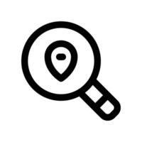 search icon. vector line icon for your website, mobile, presentation, and logo design.