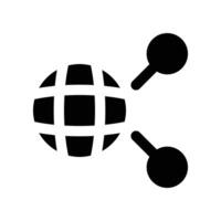 internet sharing icon. vector glyph icon for your website, mobile, presentation, and logo design.